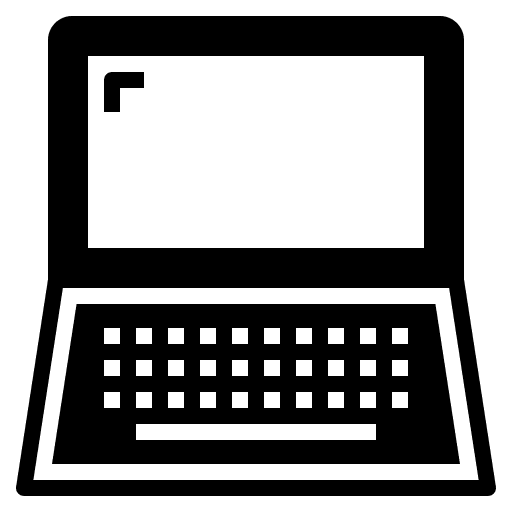Laptop computing screen sports and competition icon