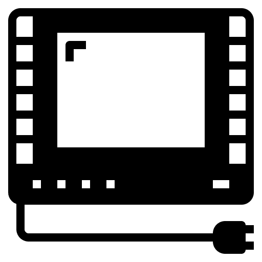 Television technology old tv antenna icon
