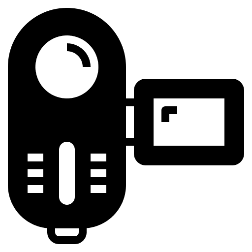 Video recorder video recorder handy video camera icon