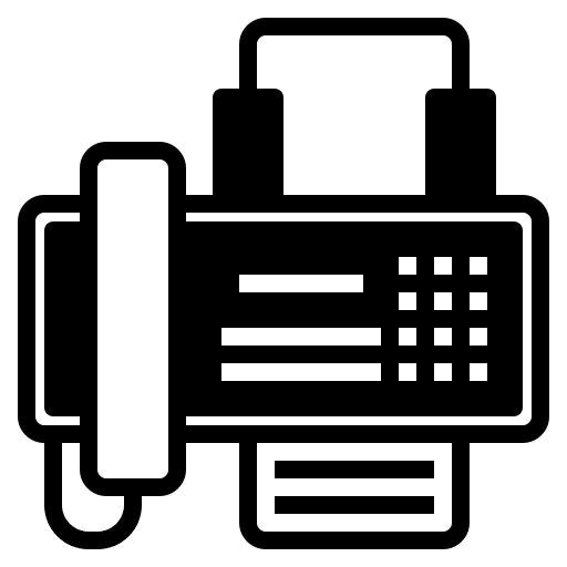 Fax machine electronics telephone phone call icon Fax machine electronics telephone phone call icon