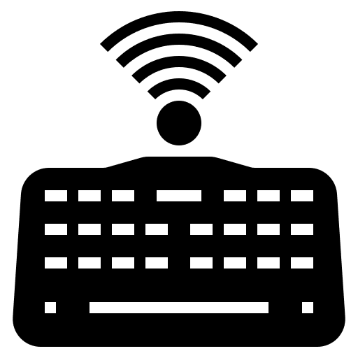 Wireless keyboard electronics communications wireless keyboard icon Wireless keyboard electronics communications wireless keyboard icon