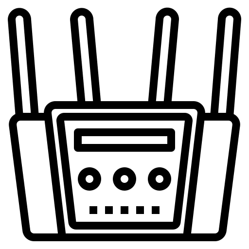 Router device router device communications connecting icon Router device router device communications connecting icon