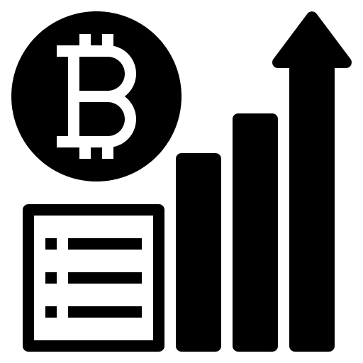 Analysis score bitcoin analysis icon
