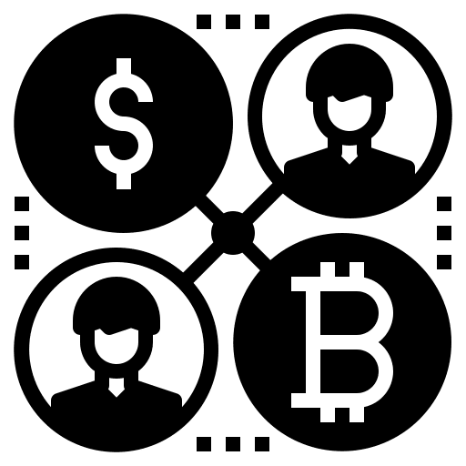 Connection investor shareholder networking icon