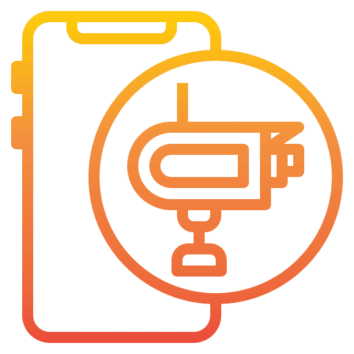 Cctv camera electronics control cctv camera icon