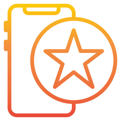 Favorite event electronics star icon