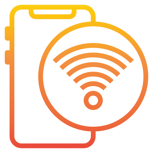 Wifi mobile phone connect cellphone icon