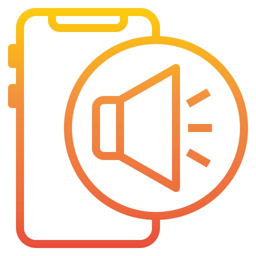 Sound speaker voice communications icon Sound speaker voice communications icon