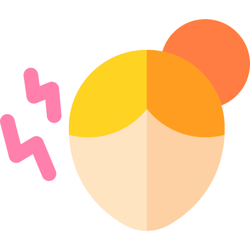Headache frustrated anxious head icon