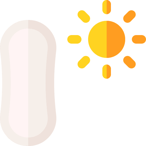 Sanitary pad day healthcare and medical period icon Sanitary pad day healthcare and medical period icon