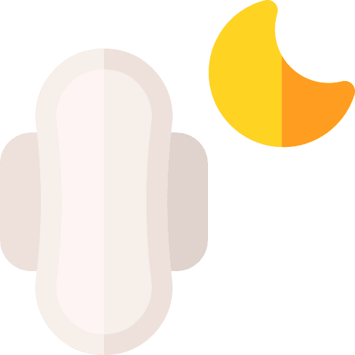 Sanitary pad period menstruation hygiene icon Sanitary pad period menstruation hygiene icon