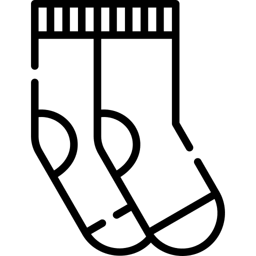 Socks clothes garment clothing icon