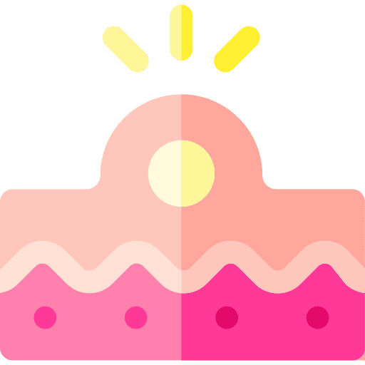 Acne healthcare and medical dermathology beauty icon