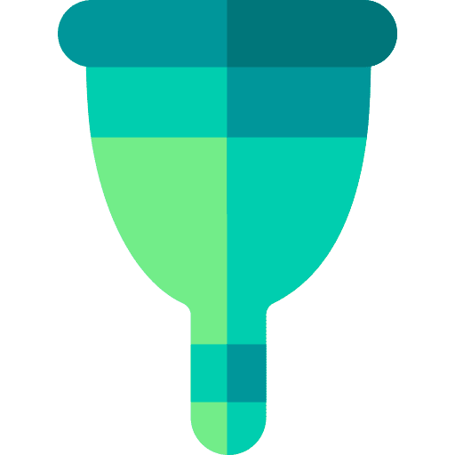 Menstrual cup reusable hygienic menstrual cup icon Menstrual cup reusable hygienic menstrual cup icon