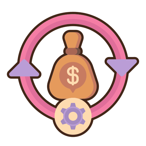 Capital economic currency economics icon