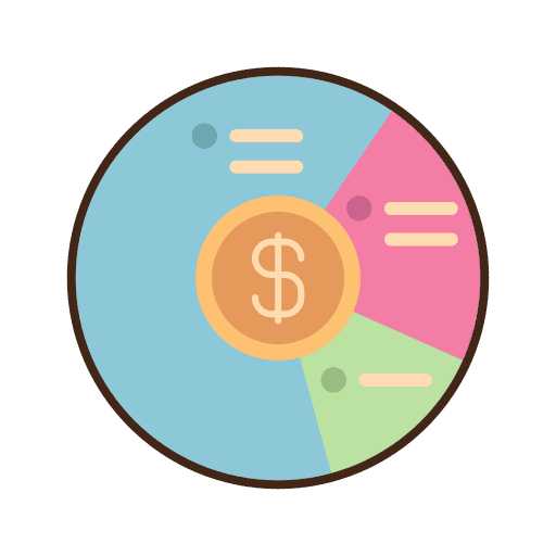 Margin margin marginal financial icon