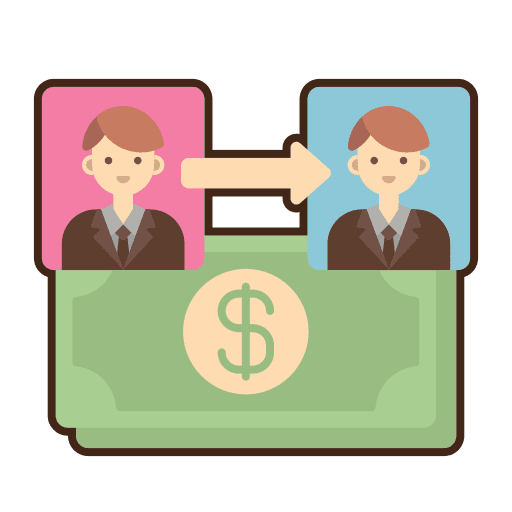 Payable user exchange budget icon