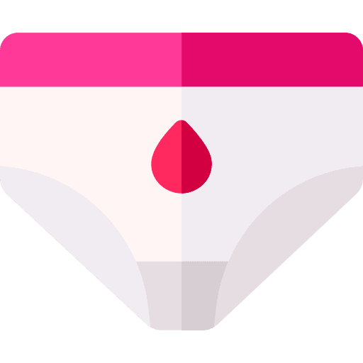 Underwear menstruation blood healthcare and medical icon Underwear menstruation blood healthcare and medical icon