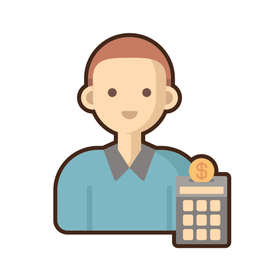 Accountant accountant manager man icon