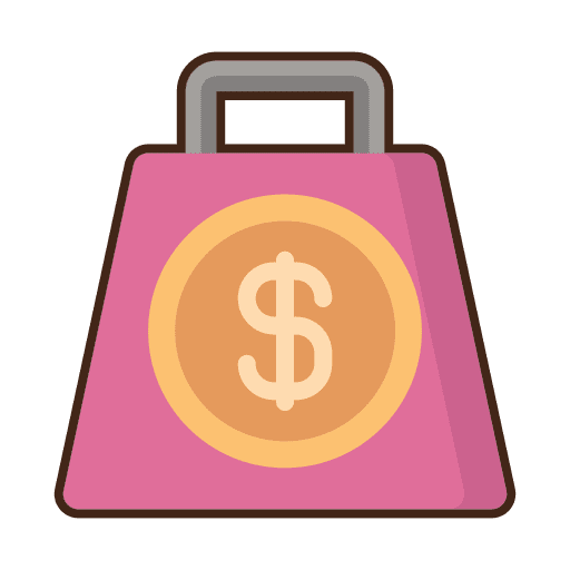 Long term debt business and finance loan budget icon