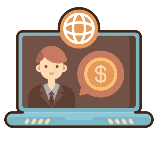 Online content online learning elearning online content icon