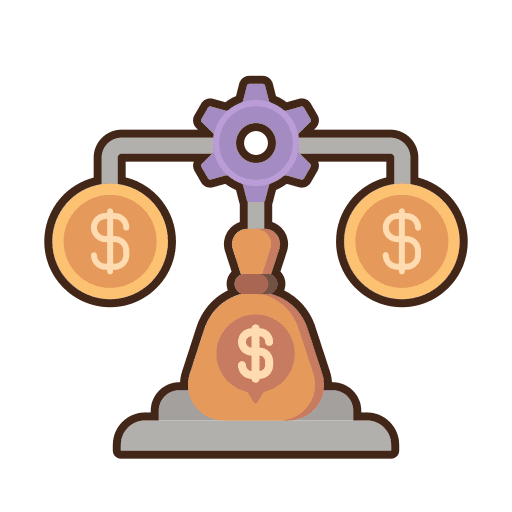 Accounting administration financial business icon