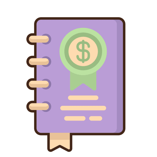 Accounting book accounting book administration book icon
