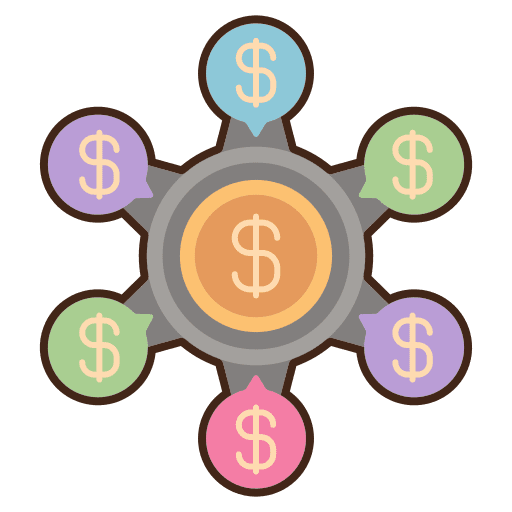 Accounting budget business and finance administration icon