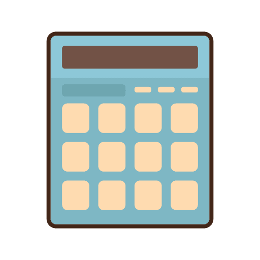 Calculator calculate business and finance accounting icon