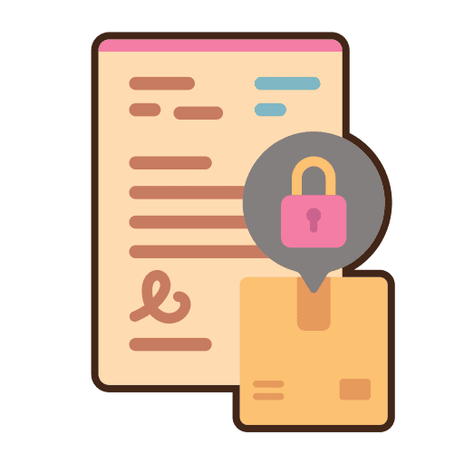 Collateral lock delivery file icon