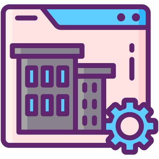 Online service enterprise online support customer service icon