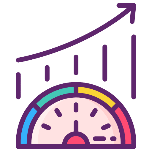 Performance speed performance business and finance icon