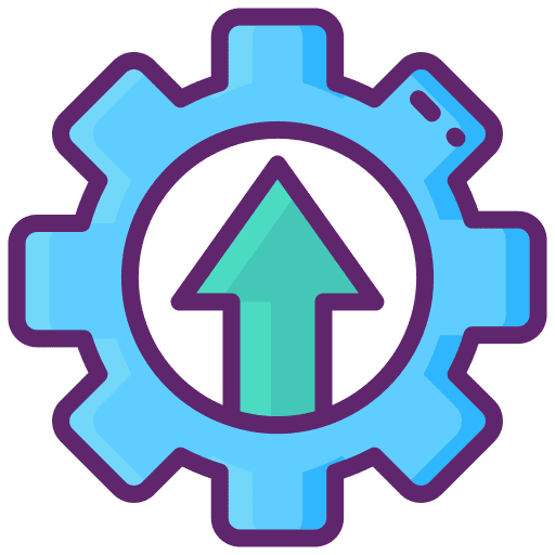 Productivity business and finance manufacturing increase icon