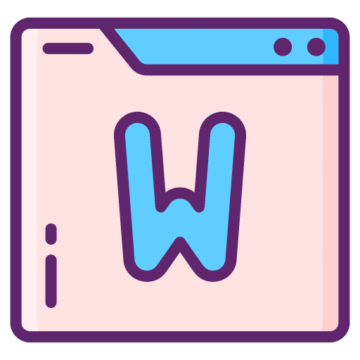 Wiki website wiki seo and web icon
