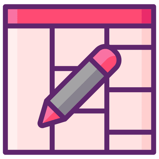 Dashboard custom pencil graphic tool icon