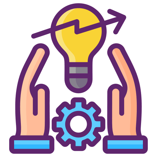 Development innovation gear business and finance icon
