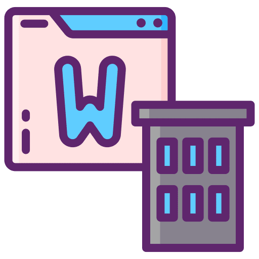 Wikipedia office building internet company icon