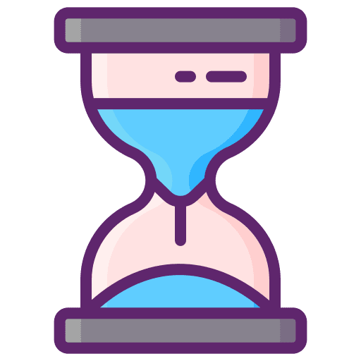 Hourglass time time and date ui icon
