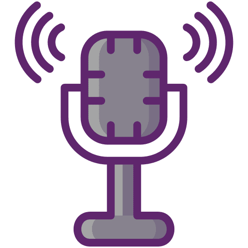 Microphone electronics voice recording microphone icon