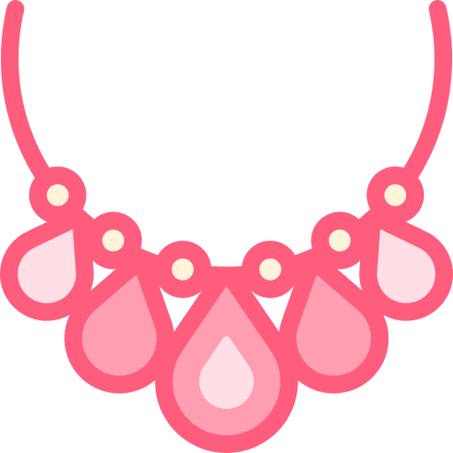 Jewelry elegant fashion accessory icon