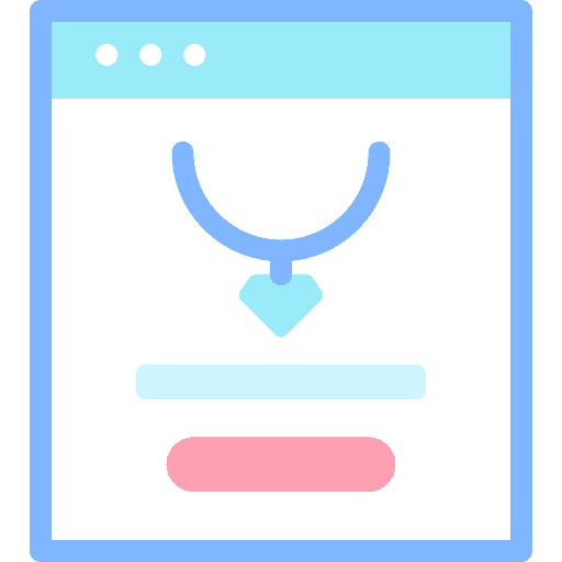Website website jewelry web page icon