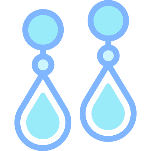 Earrings earrings elegant accessory icon Earrings earrings elegant accessory icon