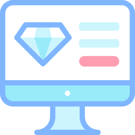 Online store online shopping monitor online store icon Online store online shopping monitor online store icon