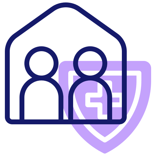 Home people family house icon