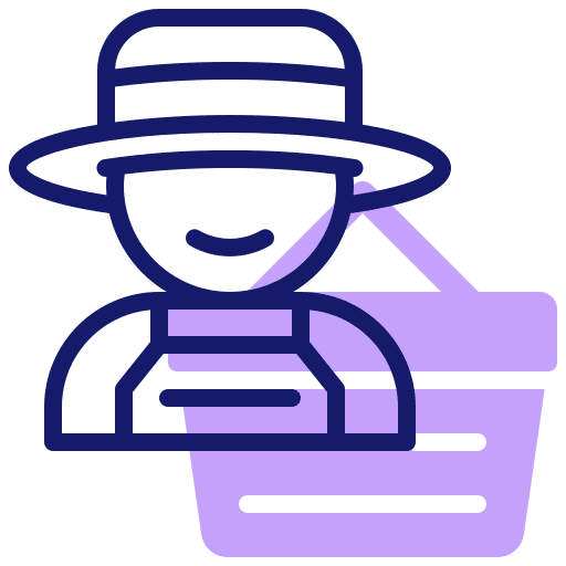 Farmer man job occupation icon Farmer man job occupation icon