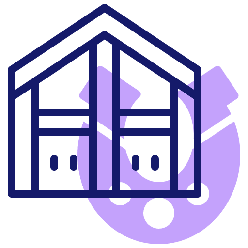 Stable stable farming and gardening horse riding icon Stable stable farming and gardening horse riding icon