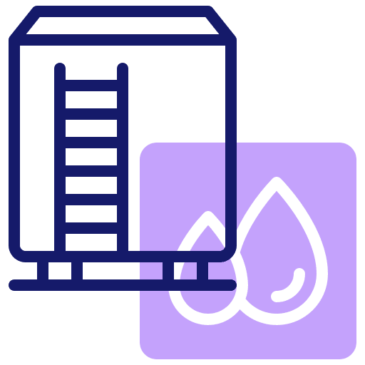 Water tank silo reservoir water tower icon Water tank silo reservoir water tower icon