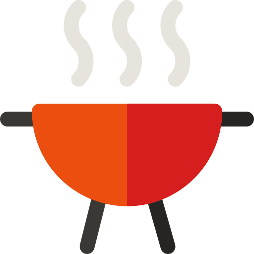 Grill cooking equipment camping grill icon