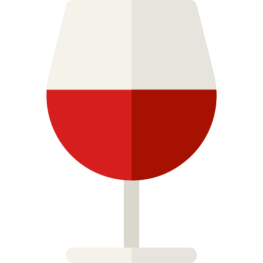 Wine glass food and restaurant alcohol icon