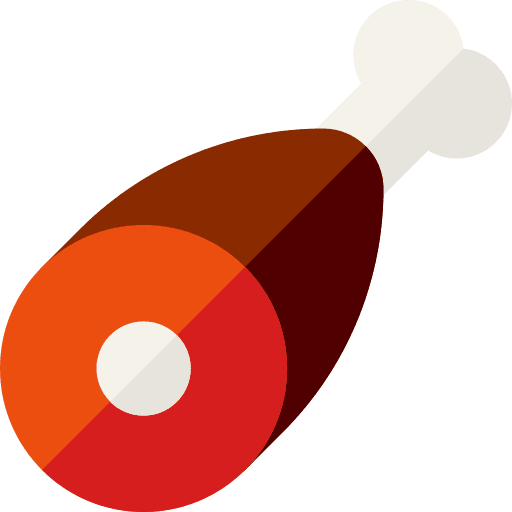 Ham ham food restaurant icon Ham ham food restaurant icon